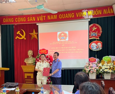 Lễ công bố và trao Quyết định điều động, bổ nhiệm chức vụ Phó Viện trưởng...